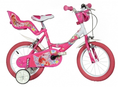 Foto van Dino 164r 09w winx 16 inch meisjes v brake roze via internet-bikes