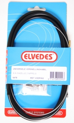 Foto van Elvedes versnellingskabel binnen en buitenkabel universeel via internet-bikes
