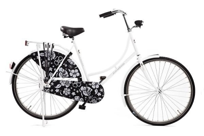 Foto van Avalon omafiets 28 inch 57 cm dames terugtraprem wit via internet-bikes