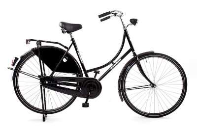 Foto van Avalon basic 28 inch 56 cm dames terugtraprem zwart via internet-bikes
