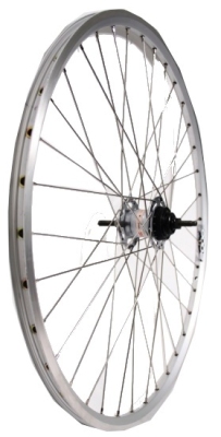 Vwp achterwiel 28x1 5/8x1 3/8 rollerbrake aluminium 36g zilver  internet-bikes