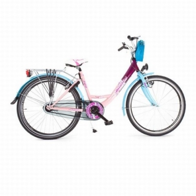 Foto van Legend princess 26 inch 43 cm meisjes terugtraprem roze/paars via internet-bikes