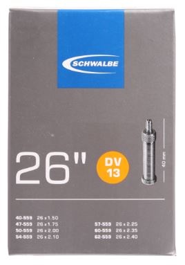 Schwalbe binnenband dv13 26 x 1.50/2.10 dv 40 mm  internet-bikes