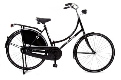 Foto van Avalon omafiets 26 inch 48 cm meisjes terugtraprem zwart via internet-bikes