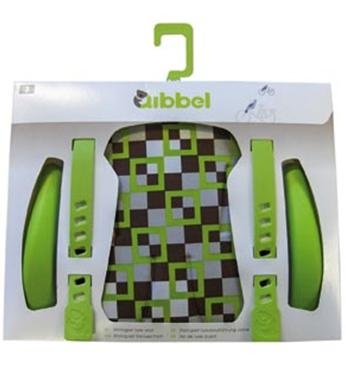 Qibbel stylingset luxe voorzitje checked green  internet-bikes
