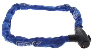Foto van Starry kettingslot met nylon hoes 1000 x 5,5 mm blauw via internet-bikes