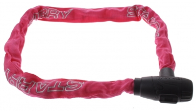 Starry kettingslot met nylon hoes 1000 x 5,5 mm roze  internet-bikes