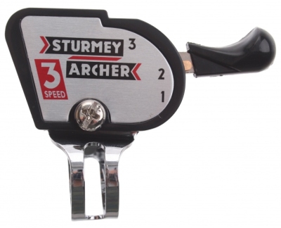 Foto van Sturmey archer stuurversteller 3sp zwart via internet-bikes
