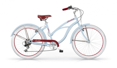 Foto van Mbm honolulu 26 inch 45 cm dames 6v v brake blauw via internet-bikes