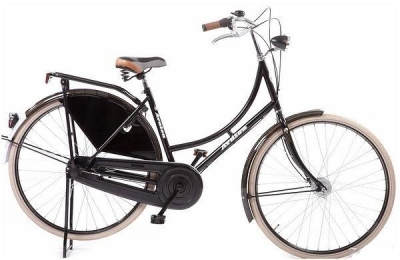 Foto van Avalon classic de luxe 28 inch 57 cm dames 3v trommelrem zwart via internet-bikes