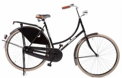 Foto van Avalon classic de luxe 28 inch 50 cm dames terugtraprem zwart via internet-bikes