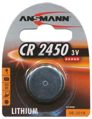Foto van Ansmann cr2450 3v knoopcel batterij via internet-bikes