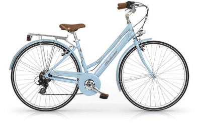 Foto van Mbm boulevard 28 inch 43 cm dames 6v v brake blauw via internet-bikes