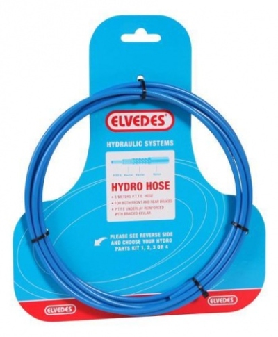 Foto van Elvedes schijfrem hydro slang blauw via internet-bikes