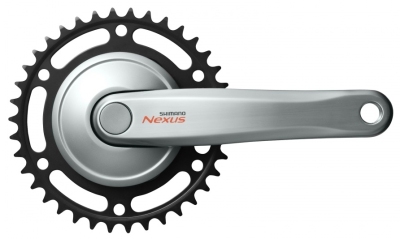 Shimano crankstel nexus fc c6000 38t zilver  internet-bikes