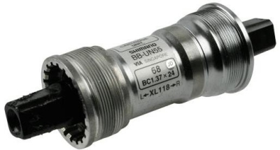 Foto van Shimano trapas bb un55 118 / 28 mm via internet-bikes