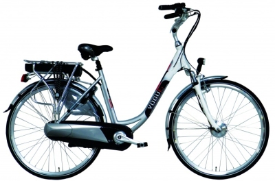 Foto van Vogue e bike e1 28 inch 53 cm dames 8v rollerbrakes zilver via internet-bikes