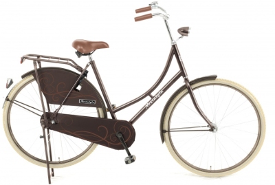 Foto van Redy nostalgia 28 inch 54 cm dames terugtraprem bruin via internet-bikes