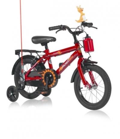 Foto van Mickeybike kinderfiets 14 inch jongens v brake rood via internet-bikes