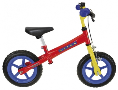 Foto van Kids club loopfiets 12 inch junior v brake multicolor via internet-bikes