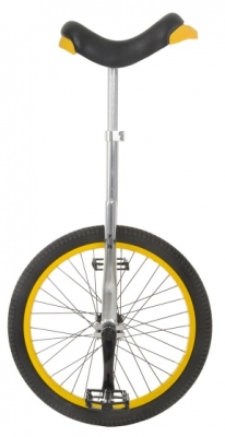 Foto van Fun eenwieler al. 20 inch unisex geel via internet-bikes
