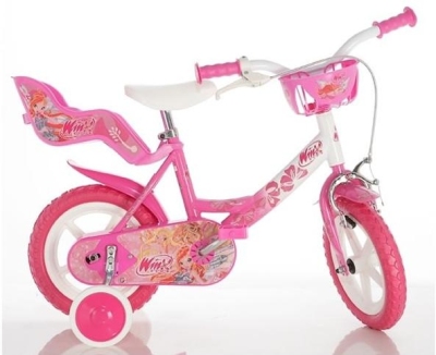 Foto van Dino 124rl 09w winx 12 inch meisjes v brake roze via internet-bikes