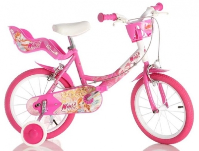 Foto van Dino 144r 09w winx 14 inch meisjes v brake roze via internet-bikes