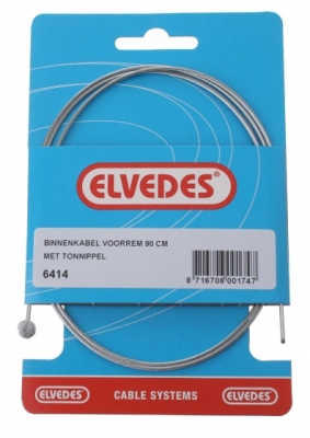 Foto van Elvedes binnenremkabel voor 6414 tonnippel 900 mm zilver via internet-bikes