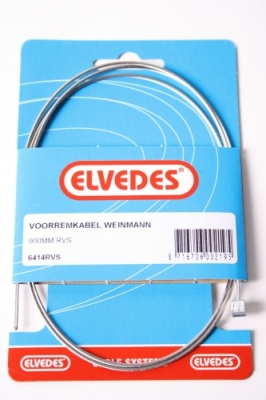 Elvedes voorremkabel weinmann 900mm rvs 6414  internet-bikes