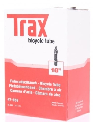 Foto van Trax binnenband 18 x 1.75 (47 355) dv 25 mm via internet-bikes