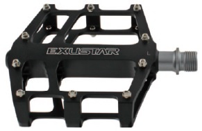 Foto van Exustar platformpedaal bmx / enduro 9/16 inch zwart per set via internet-bikes