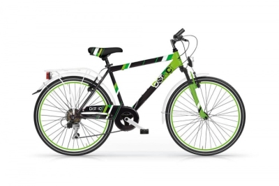 Foto van Mbm district 26 inch 43 cm jongens 6v v brake groen via internet-bikes