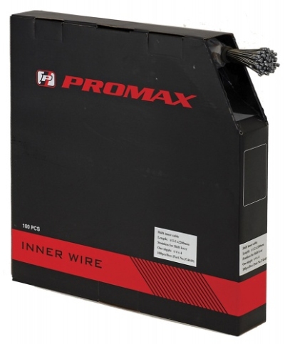 Foto van Promax binnen kabels voor derailleurs 1,2 mm doorsnede via internet-bikes