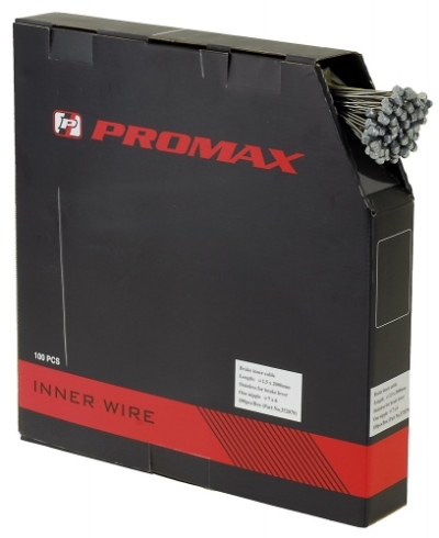 Foto van Promax binnen kabel voor rem 2000 x 1.5 mm ton 100st via internet-bikes