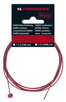 Foto van Promax binnen kabel voor rem 2000 x 1.5 mm nano coating peer via internet-bikes