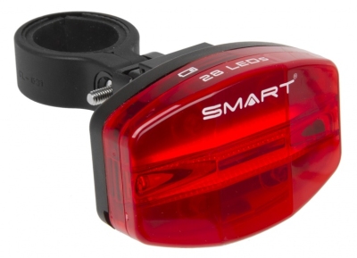 Smart smart achterlicht lichtstreep batterijen rood  internet-bikes