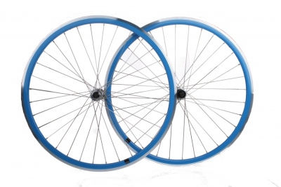 Shimano wielset race 28 inch(622) velgrem aluminium 32s blauw  internet-bikes