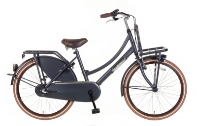 Popal daily dutch basic+ 24 inch 42 cm meisjes 3v terugtraprem petrol blauw  internet-bikes