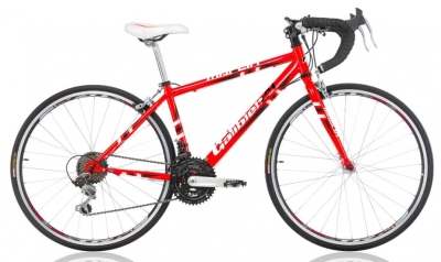 Foto van Marlin galibier 24 inch 36 cm jongens 21v velgrem rood via internet-bikes
