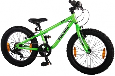 Foto van Volare fat bike 20 inch 25 cm jongens 7v v brake groen via internet-bikes
