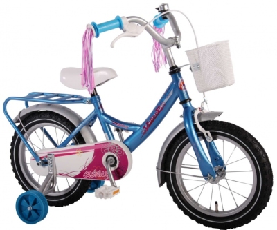 Foto van Volare ashley 14 inch 23 cm meisjes terugtraprem blauw via internet-bikes