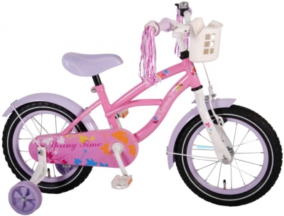 Yipeeh springtime cruiser 14 inch 23,5 cm meisjes terugtraprem roze  internet-bikes