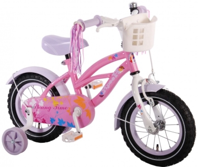 Yipeeh springtime cruiser 12 inch 21,5 cm meisjes terugtraprem roze  internet-bikes