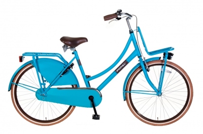 Foto van Popal urban select 26 inch 46 cm dames terugtraprem blauw via internet-bikes