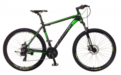 Popal kiyoko 27mx5 27,5 inch 50 cm heren 21v schijfrem groen/zwart  internet-bikes