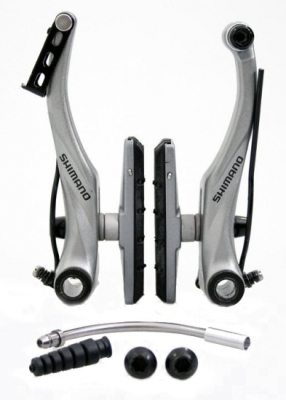 Shimano v brake alivio m/s70c voor aluminium zilver  internet-bikes