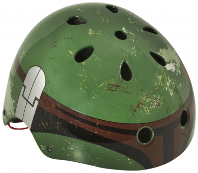 Foto van Disney skate helm boba fett junior groen maat 54 58 cm via internet-bikes