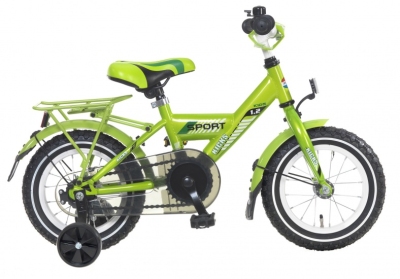 Foto van Popal kicks 12 inch 22 cm jongens terugtraprem groen via internet-bikes