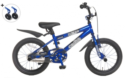 Foto van Popal duncan 16 inch 25 cm jongens terugtraprem blauw via internet-bikes