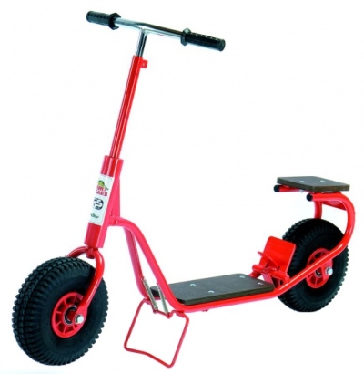 Foto van Dino cars autoped scooter 0202 junior voetrem rood via internet-bikes